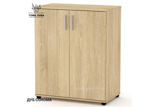 Фото товара: комод-тумба 2Д Компанит, дуб сонома; ракурс №3
