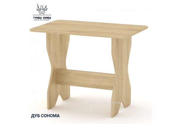 Фото товару «Кухонний стіл КС-1» у кольорі дуб сонома, загальний вигляд - Компанит - Тумба-Юмба