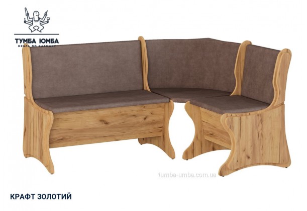 Фото товара «Кухонный уголок Аргентина» в цвете дуб крафт золотой, общий вид - Компанит - Тумба-Юмба