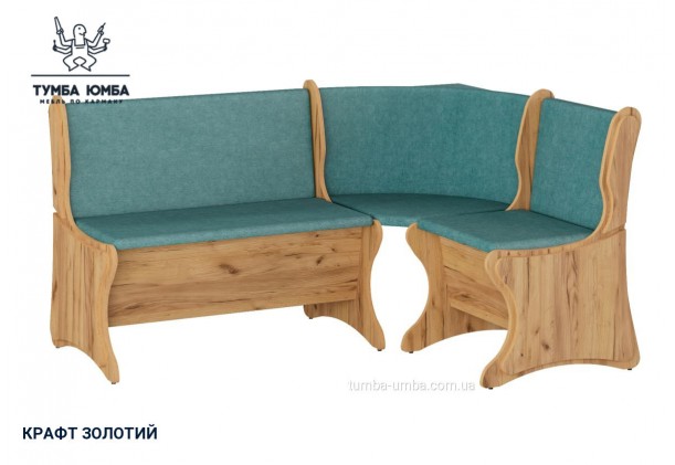 Фото товара «Кухонный уголок Аргентина» в цвете дуб крафт золотой, общий вид - Компанит - Тумба-Юмба