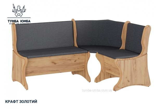 Фото товара «Кухонный уголок Аргентина» в цвете дуб крафт золотой, общий вид - Компанит - Тумба-Юмба