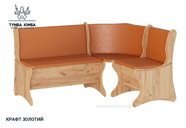 Фото товара «Кухонный уголок Аргентина» в цвете дуб крафт золотой, общий вид - Компанит - Тумба-Юмба