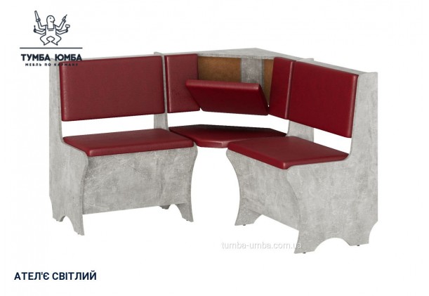 Фото товару «Кухонний куточок Еквадор» у кольорі ательє світлий, загальний вигляд - Компанит - Тумба-Юмба