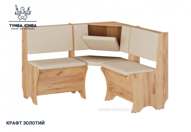 Фото товару «Кухонний куточок Еквадор» у кольорі дуб крафт золотий, загальний вигляд - Компанит - Тумба-Юмба