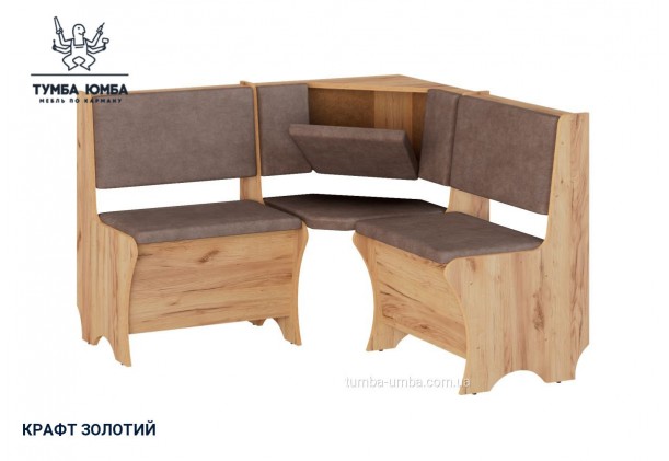 Фото товару «Кухонний куточок Еквадор» у кольорі дуб крафт золотий, загальний вигляд - Компанит - Тумба-Юмба
