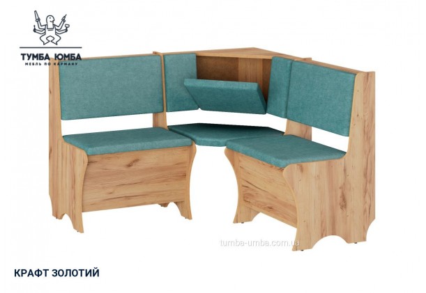 Фото товару «Кухонний куточок Еквадор» у кольорі дуб крафт золотий, загальний вигляд - Компанит - Тумба-Юмба