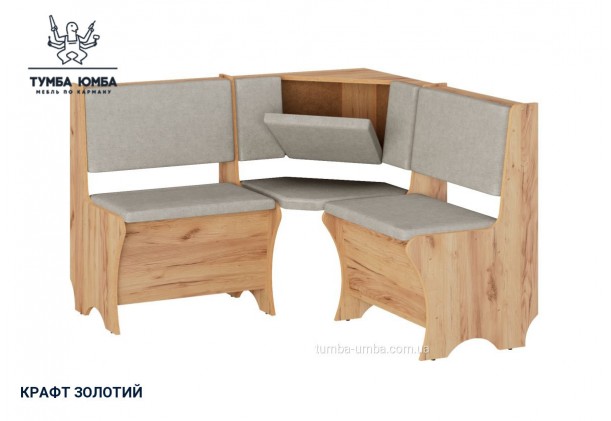 Фото товару «Кухонний куточок Еквадор» у кольорі дуб крафт золотий, загальний вигляд - Компанит - Тумба-Юмба