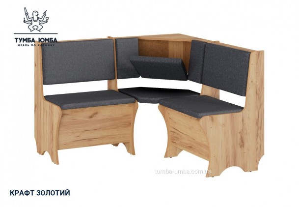 Фото товару «Кухонний куточок Еквадор» у кольорі дуб крафт золотий, загальний вигляд - Компанит - Тумба-Юмба