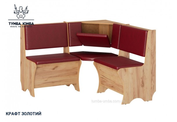Фото товару «Кухонний куточок Еквадор» у кольорі дуб крафт золотий, загальний вигляд - Компанит - Тумба-Юмба