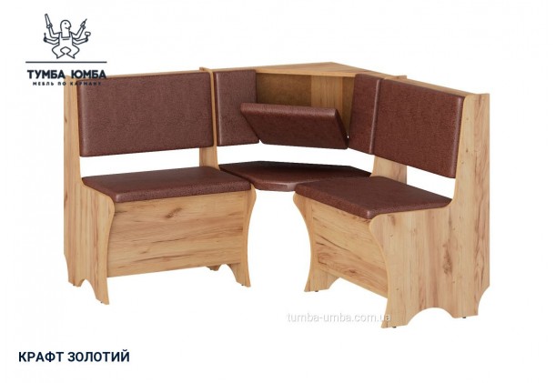 Фото товару «Кухонний куточок Еквадор» у кольорі дуб крафт золотий, загальний вигляд - Компанит - Тумба-Юмба