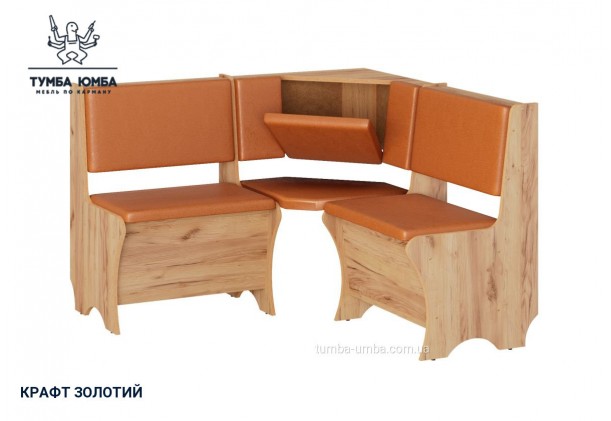Фото товару «Кухонний куточок Еквадор» у кольорі дуб крафт золотий, загальний вигляд - Компанит - Тумба-Юмба