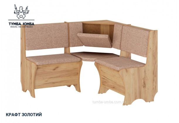Фото товару «Кухонний куточок Еквадор» у кольорі дуб крафт золотий, загальний вигляд - Компанит - Тумба-Юмба