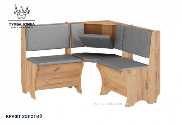 Фото товару «Кухонний куточок Еквадор» у кольорі дуб крафт золотий, загальний вигляд - Компанит - Тумба-Юмба