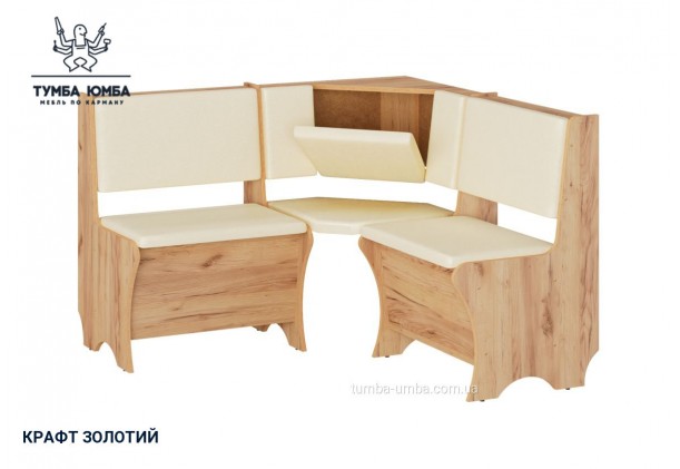 Фото товару «Кухонний куточок Еквадор» у кольорі дуб крафт золотий, загальний вигляд - Компанит - Тумба-Юмба