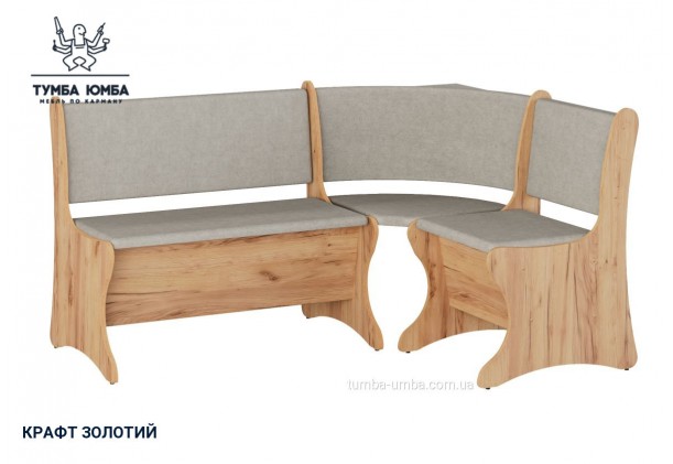 Фото товара «Кухонный уголок Италия» в цвете дуб крафт золотой, общий вид - Компанит - Тумба-Юмба