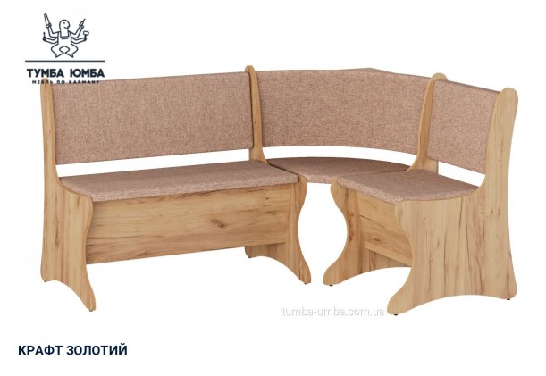 Фото товара «Кухонный уголок Италия» в цвете дуб крафт золотой, общий вид - Компанит - Тумба-Юмба