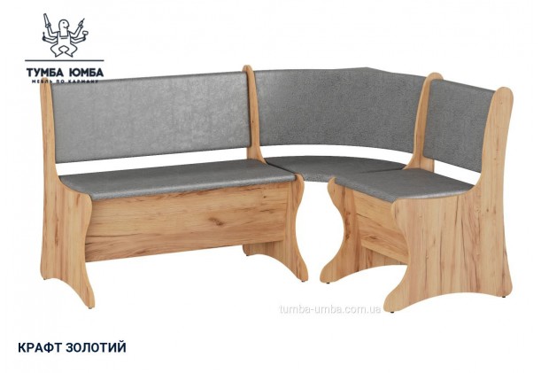 Фото товара «Кухонный уголок Италия» в цвете дуб крафт золотой, общий вид - Компанит - Тумба-Юмба