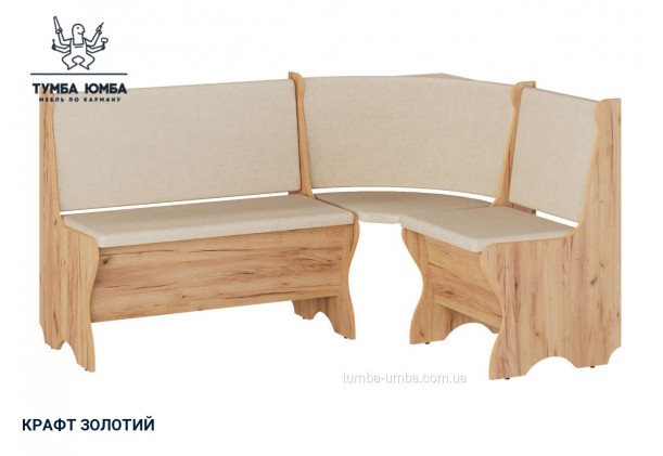 Фото товару «Кухонний куток Канада» у кольорі дуб крафт золотий, загальний вигляд - Компанит - Тумба-Юмба
