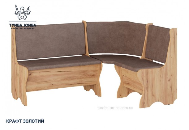 Фото товару «Кухонний куток Канада» у кольорі дуб крафт золотий, загальний вигляд - Компанит - Тумба-Юмба