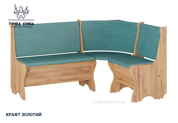 Фото товару «Кухонний куток Канада» у кольорі дуб крафт золотий, загальний вигляд - Компанит - Тумба-Юмба