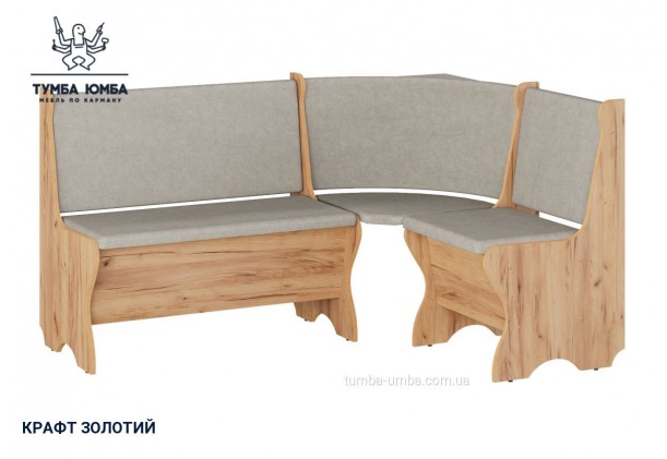 Фото товару «Кухонний куток Канада» у кольорі дуб крафт золотий, загальний вигляд - Компанит - Тумба-Юмба