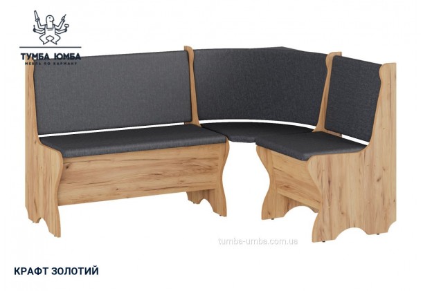 Фото товару «Кухонний куток Канада» у кольорі дуб крафт золотий, загальний вигляд - Компанит - Тумба-Юмба
