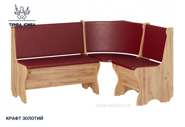 Фото товару «Кухонний куток Канада» у кольорі дуб крафт золотий, загальний вигляд - Компанит - Тумба-Юмба