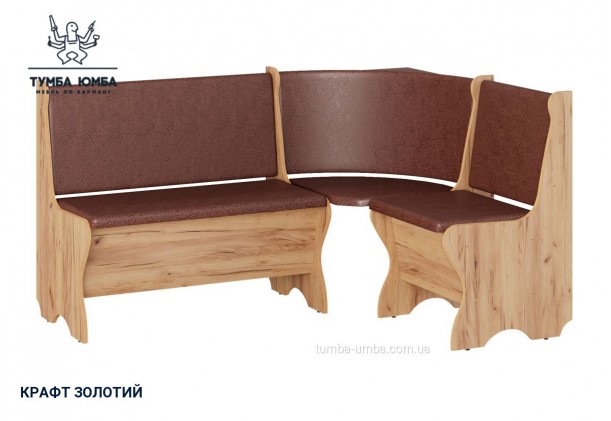 Фото товару «Кухонний куток Канада» у кольорі дуб крафт золотий, загальний вигляд - Компанит - Тумба-Юмба