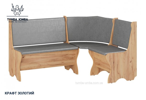 Фото товару «Кухонний куток Канада» у кольорі дуб крафт золотий, загальний вигляд - Компанит - Тумба-Юмба