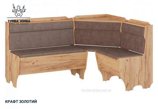 Фото товару «Кухонний куток Корсика» у кольорі дуб крафт золотий, загальний вигляд - Компанит - Тумба-Юмба