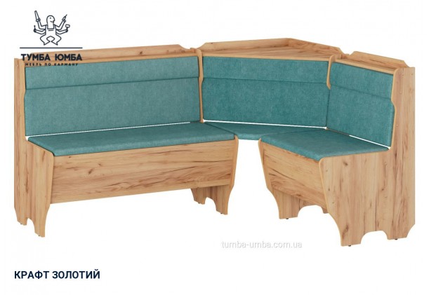 Фото товару «Кухонний куток Корсика» у кольорі дуб крафт золотий, загальний вигляд - Компанит - Тумба-Юмба