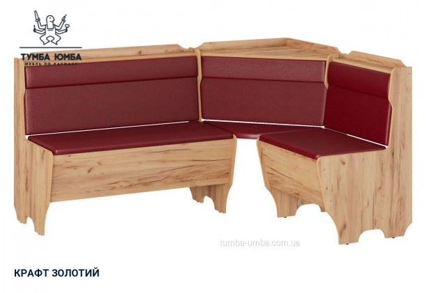 Фото товару «Кухонний куток Корсика» у кольорі дуб крафт золотий, загальний вигляд - Компанит - Тумба-Юмба