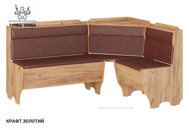 Фото товару «Кухонний куток Корсика» у кольорі дуб крафт золотий, загальний вигляд - Компанит - Тумба-Юмба