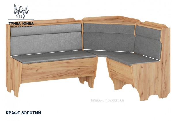 Фото товару «Кухонний куток Корсика» у кольорі дуб крафт золотий, загальний вигляд - Компанит - Тумба-Юмба
