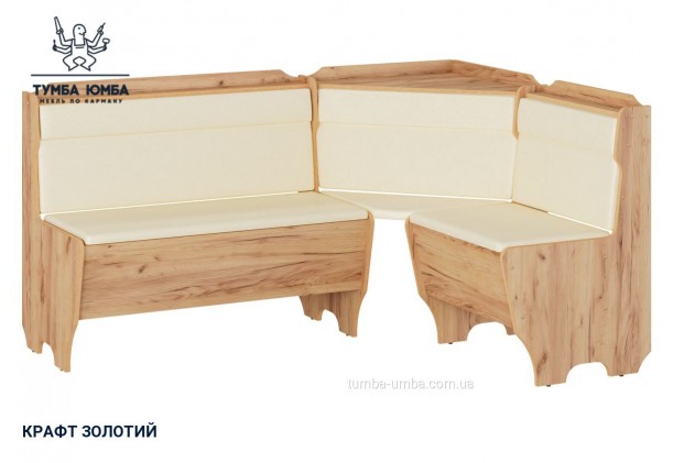 Фото товару «Кухонний куток Корсика» у кольорі дуб крафт золотий, загальний вигляд - Компанит - Тумба-Юмба