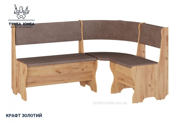 Фото товару «Кухонний куток Мальта» у кольорі дуб крафт золотий, загальний вигляд - Компанит - Тумба-Юмба