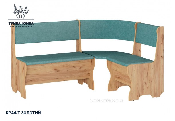 Фото товару «Кухонний куток Мальта» у кольорі дуб крафт золотий, загальний вигляд - Компанит - Тумба-Юмба