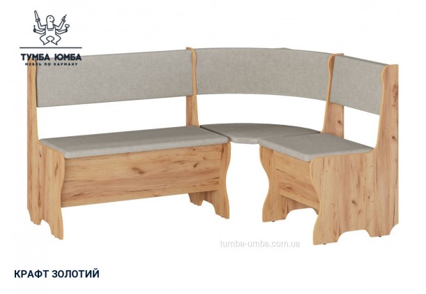 Фото товару «Кухонний куток Мальта» у кольорі дуб крафт золотий, загальний вигляд - Компанит - Тумба-Юмба