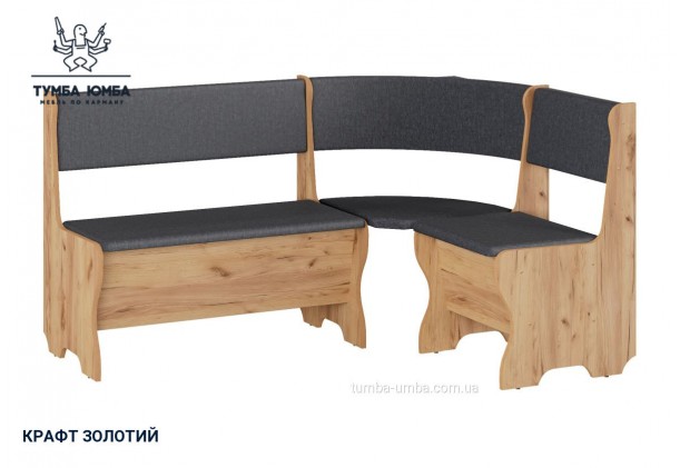 Фото товару «Кухонний куток Мальта» у кольорі дуб крафт золотий, загальний вигляд - Компанит - Тумба-Юмба