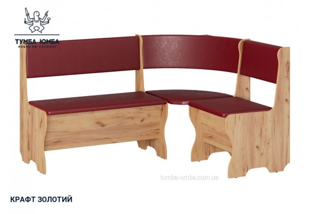 Фото товару «Кухонний куток Мальта» у кольорі дуб крафт золотий, загальний вигляд - Компанит - Тумба-Юмба
