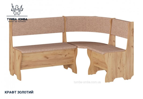Фото товару «Кухонний куток Мальта» у кольорі дуб крафт золотий, загальний вигляд - Компанит - Тумба-Юмба