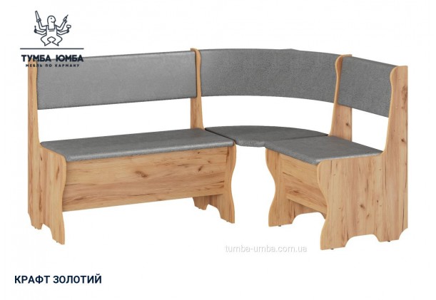 Фото товару «Кухонний куток Мальта» у кольорі дуб крафт золотий, загальний вигляд - Компанит - Тумба-Юмба