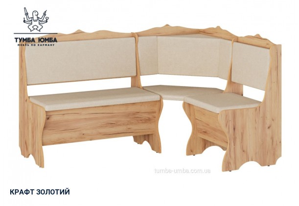 Фото товару «Кухонний куток Сирія» у кольорі дуб крафт золотий, загальний вигляд - Компанит - Тумба-Юмба