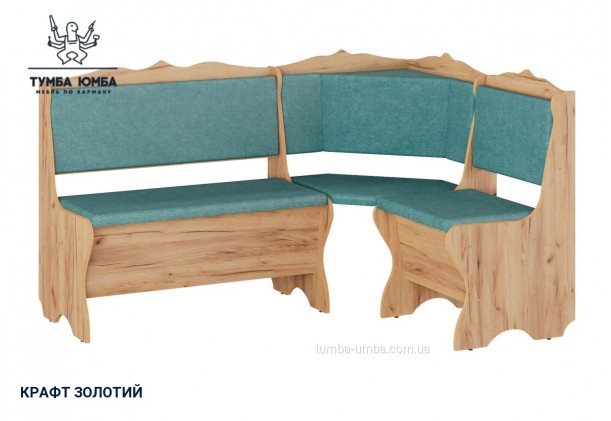 Фото товару «Кухонний куток Сирія» у кольорі дуб крафт золотий, загальний вигляд - Компанит - Тумба-Юмба