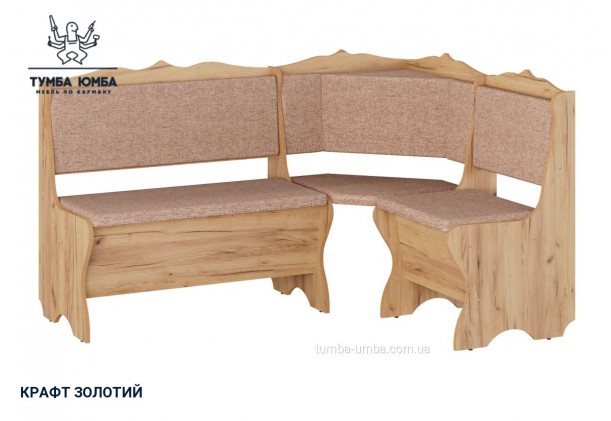Фото товару «Кухонний куток Родос» у кольорі дуб крафт золотий, загальний вигляд - Компанит - Тумба-Юмба