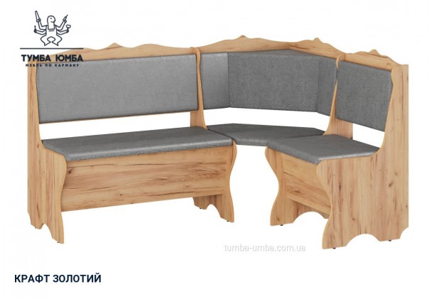 Фото товару «Кухонний куток Родос» у кольорі дуб крафт золотий, загальний вигляд - Компанит - Тумба-Юмба
