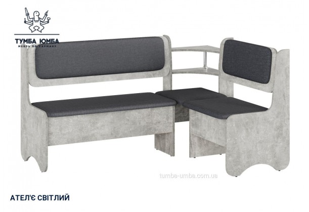 Фото товару «Кухонний куток Софія» у кольорі ательє світлий, загальний вигляд - Компанит - Тумба-Юмба