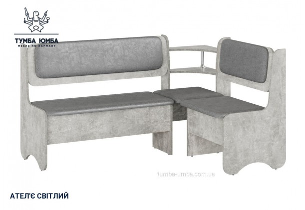Фото товару «Кухонний куток Софія» у кольорі ательє світлий, загальний вигляд - Компанит - Тумба-Юмба