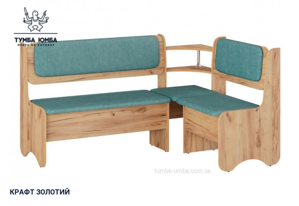 Фото товару «Кухонний куток Софія» у кольорі дуб крафт золотий, загальний вигляд - Компанит - Тумба-Юмба