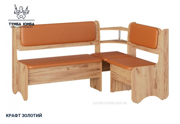 Фото товару «Кухонний куток Софія» у кольорі дуб крафт золотий, загальний вигляд - Компанит - Тумба-Юмба